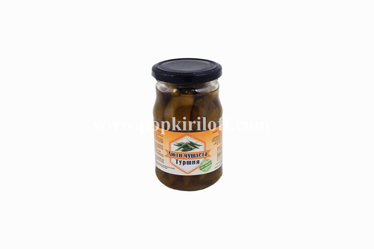 Pickled hot peppers 180g